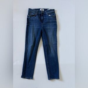 PAIGE Hoxton Slim Crop Blue Women's Jeans